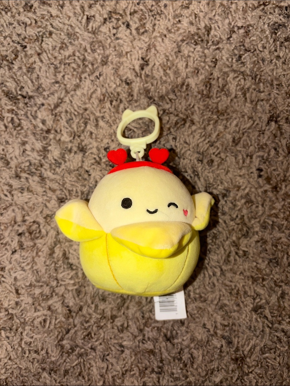 Squishmallows Nwt Clip On Junie Banana